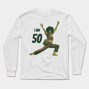 Retro Sally O'Mally I am 50 Long Sleeve T-Shirt